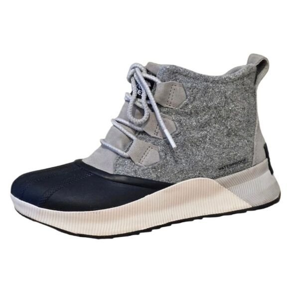 SOREL Out N About Cute Waterproof Boots Women's 7 Lace Up Ankle Booties - Picture 1 of 6